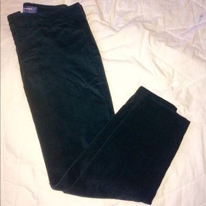 Old Navy velvet pixie pants
